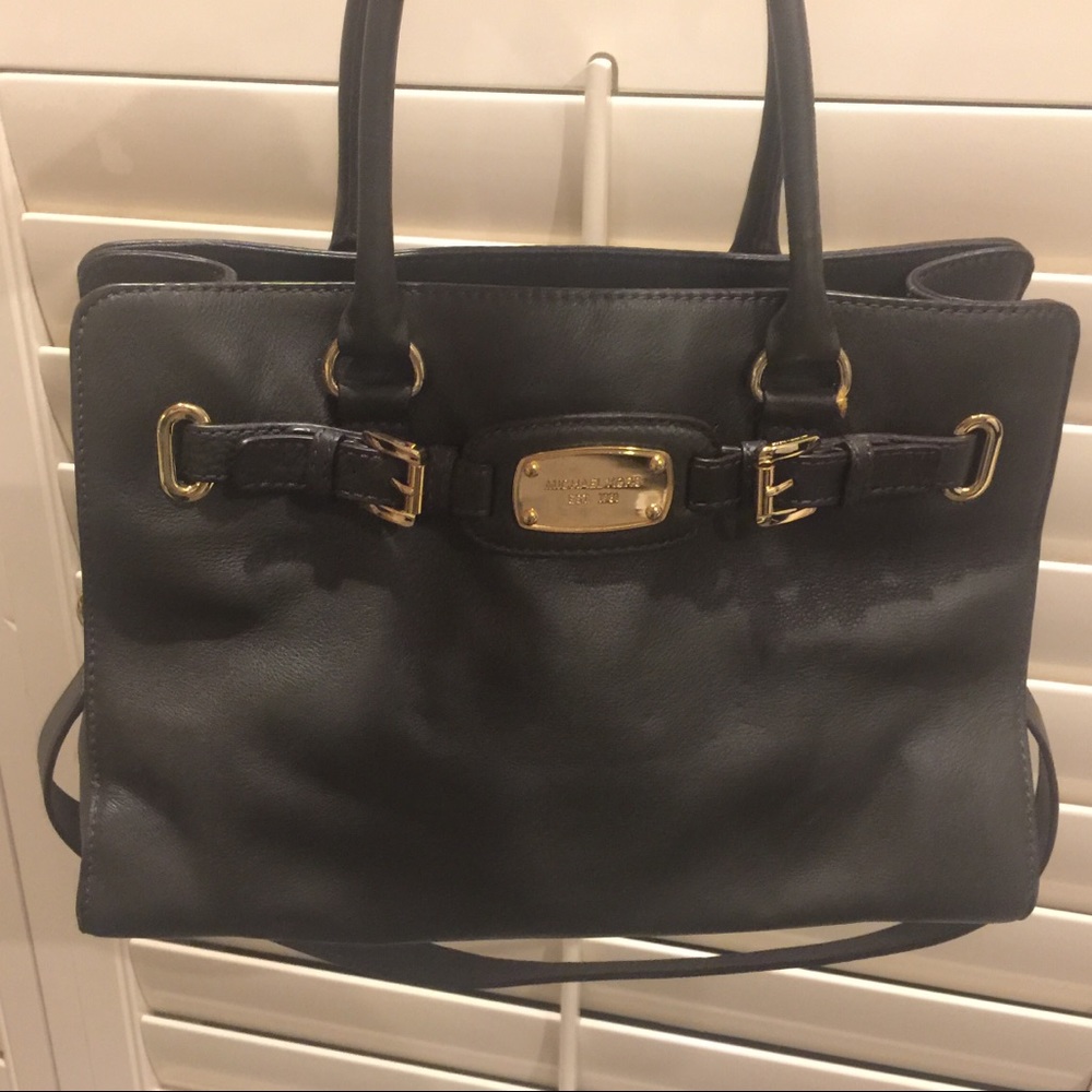 Michael Kors handbag. Dark olive green.